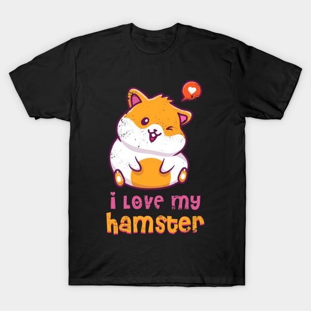 Funny Hamster Lover Gift Idea Hamster T-Shirt by shirtsyoulike